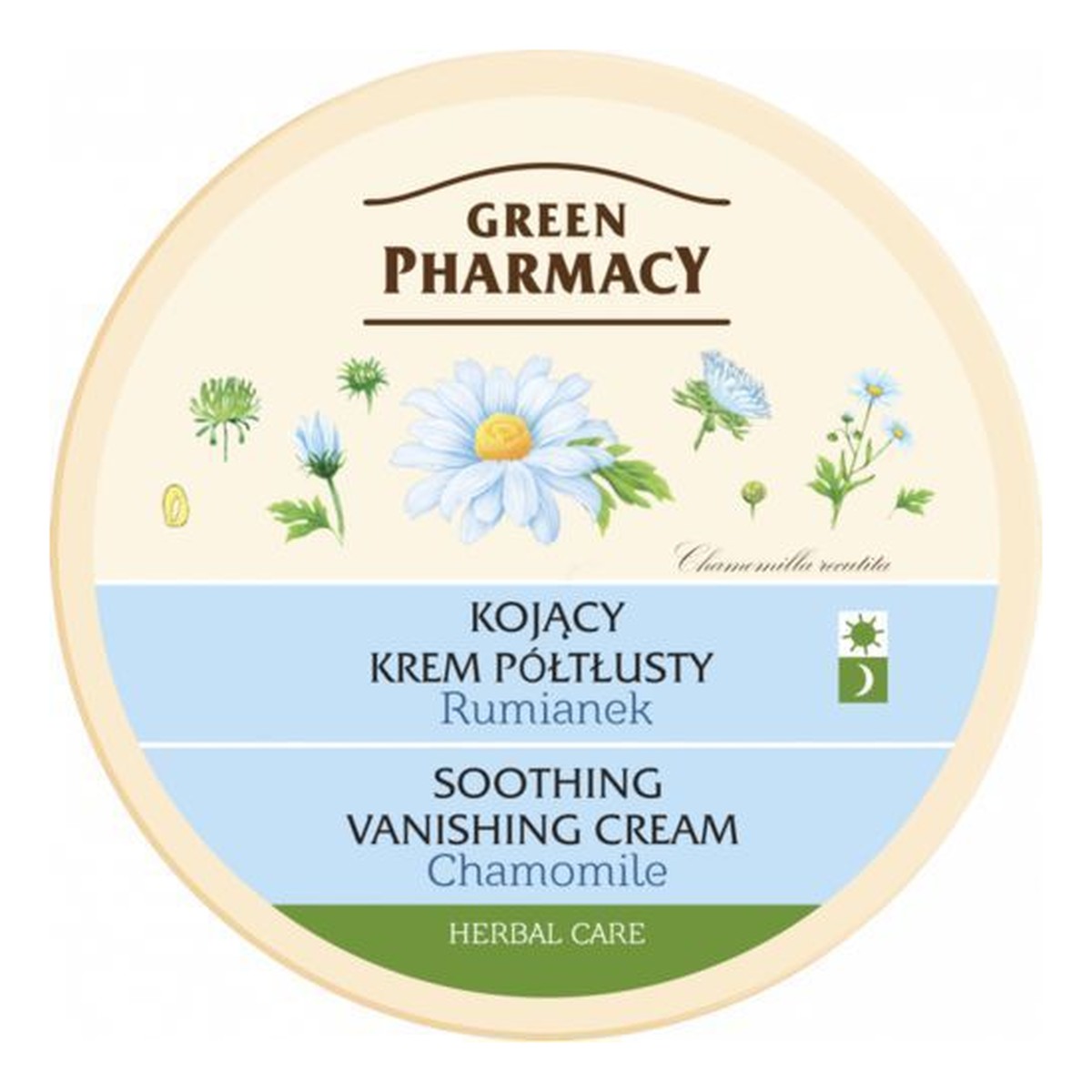 Green Pharmacy Herbal Cosmetics Face Care Kojący Krem Półtłusty Rumianek 150ml