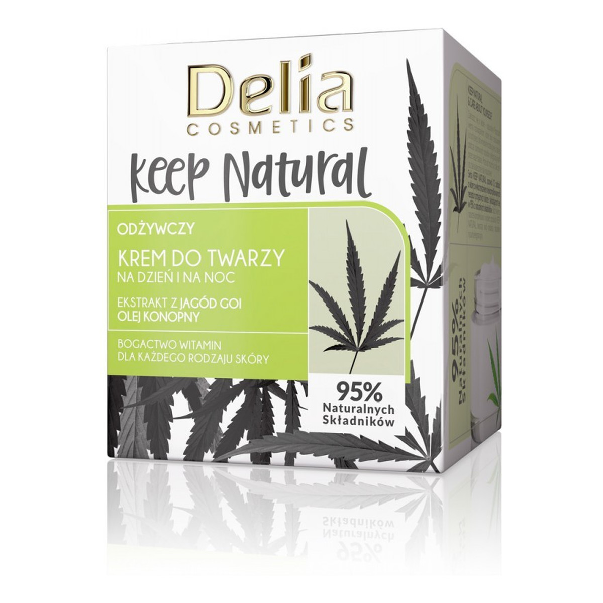 Delia Keep Natural Odżywczy Krem do twarzy na dzień i noc 50ml