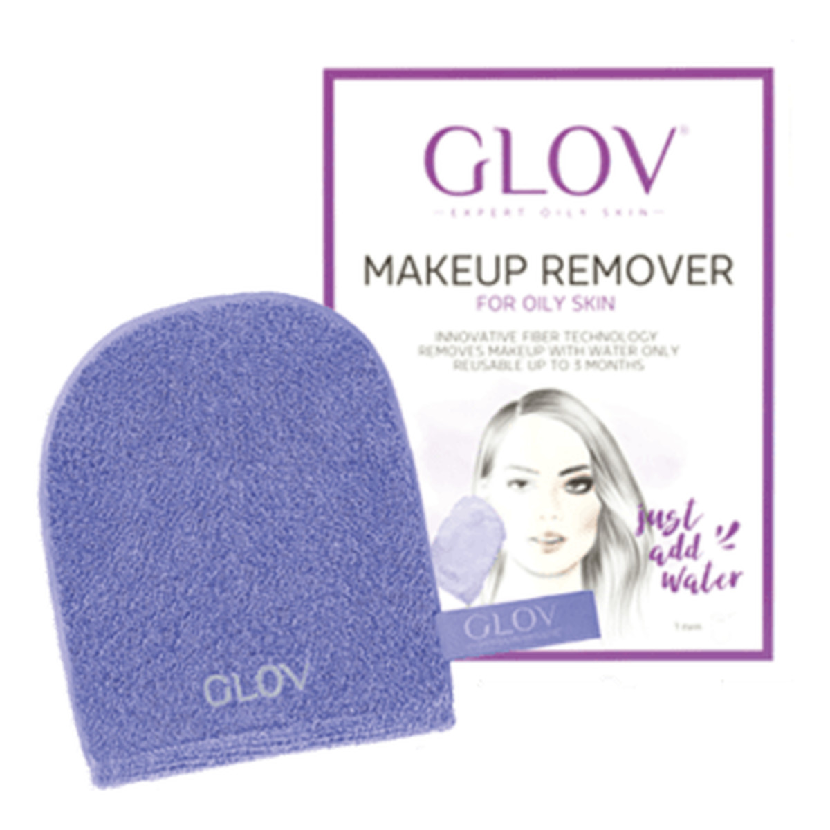 Glov Oily Skin rękawica do mycia twarzy i demakijażu do skóry tłustej