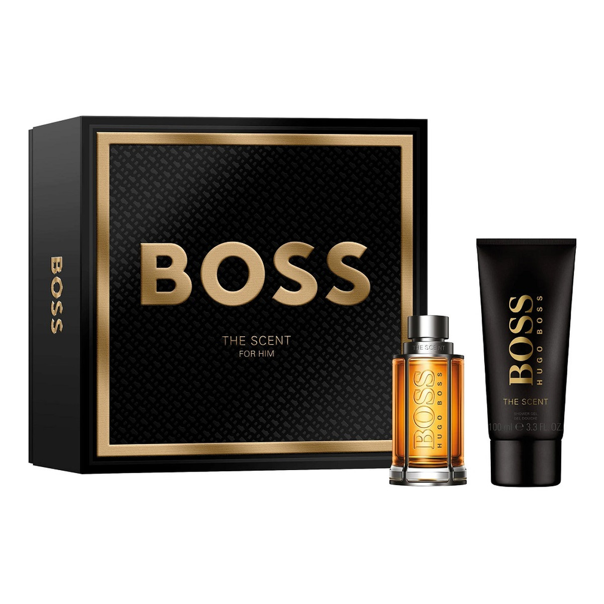 Hugo Boss Boss The Scent For Man Zestaw woda toaletowa spray 50ml + żel pod prysznic 100ml