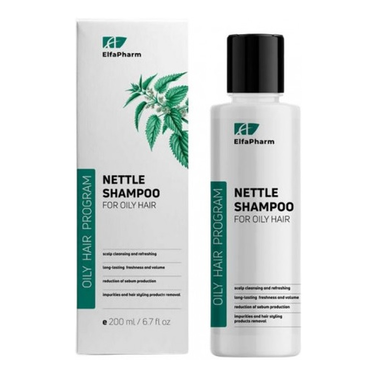 ELFA PHARM Szampon trychologiczny do włosów Pokrzywa 200ml