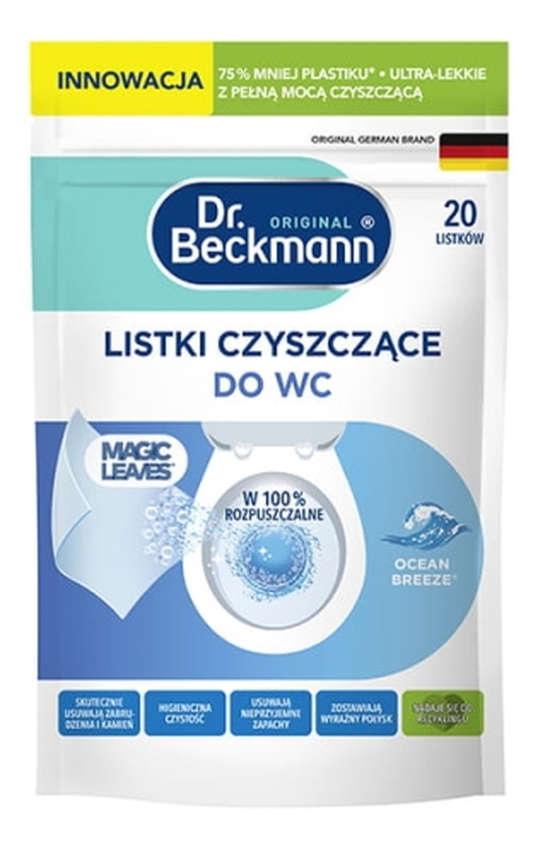 Listki czyszczące do WC 20szt. Ocean Breeze