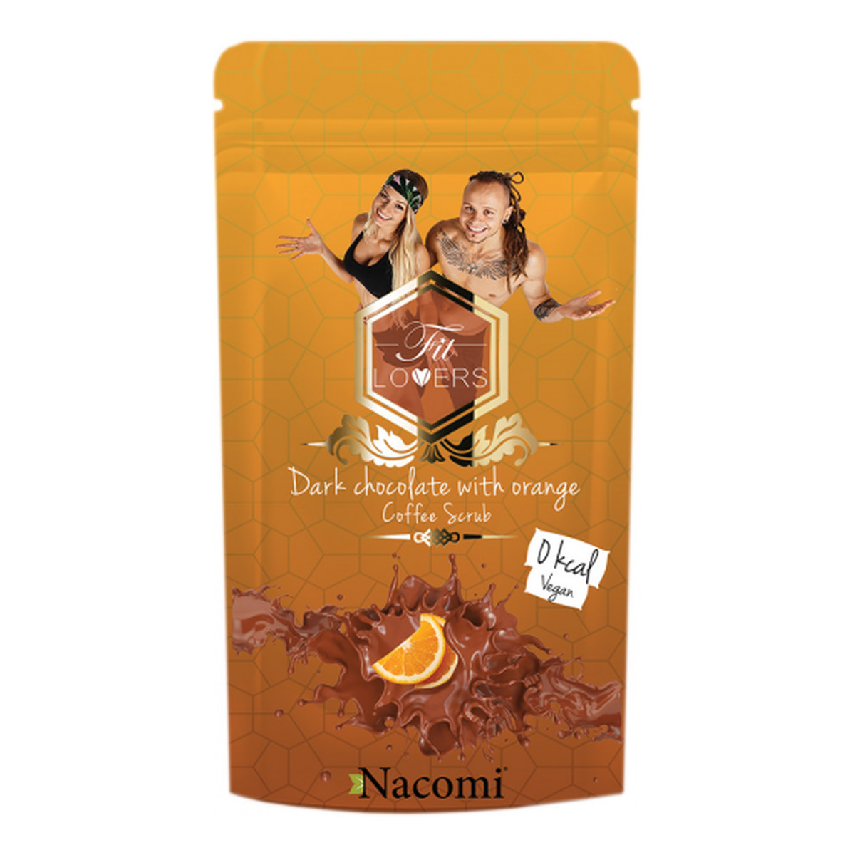 FitLovers Peeling kawowy Ciemna czekolada z pomarańczą 300g