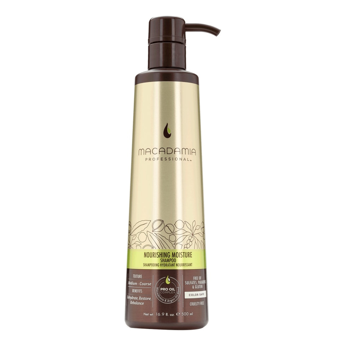Macadamia Professional Nourishing Moisture szampon do włosów suchych 500ml
