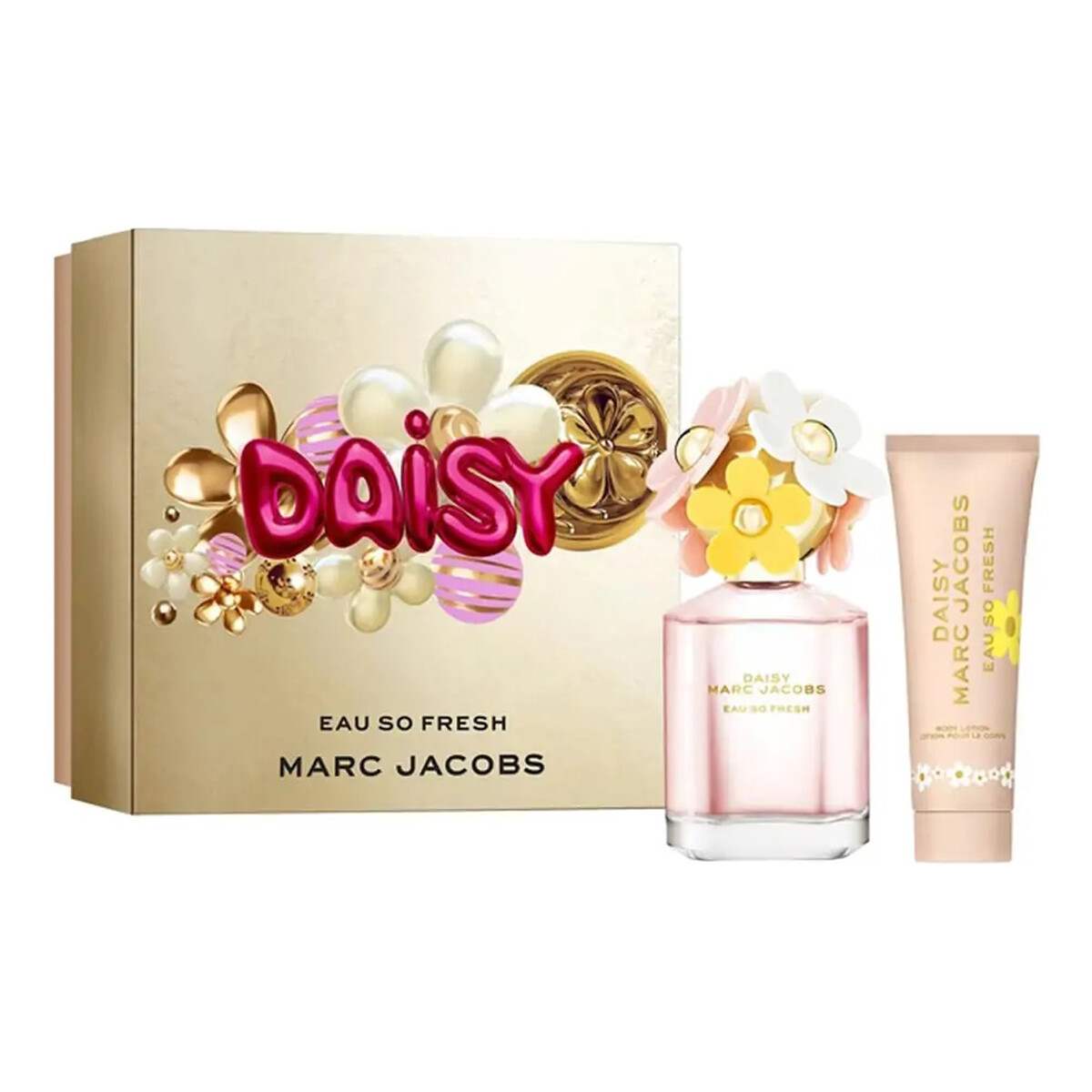 Marc Jacobs Daisy Eau So Fresh Zestaw woda toaletowa spray 75ml + balsam do ciała 75ml