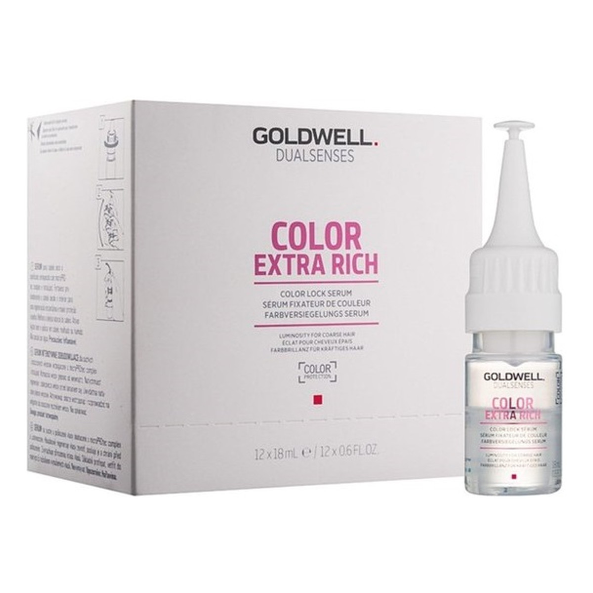 Goldwell Dualsenses color extra rich intensive conditioning serum serum do włosów naturalych i farbowanych 12x 18ml