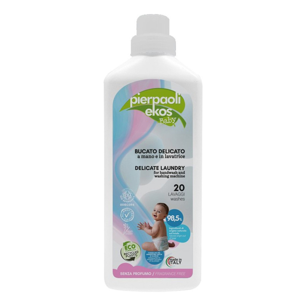 Pierpaoli Ekos Płyn do prania ubranek dziecięcych i niemowlęcych 1224ml