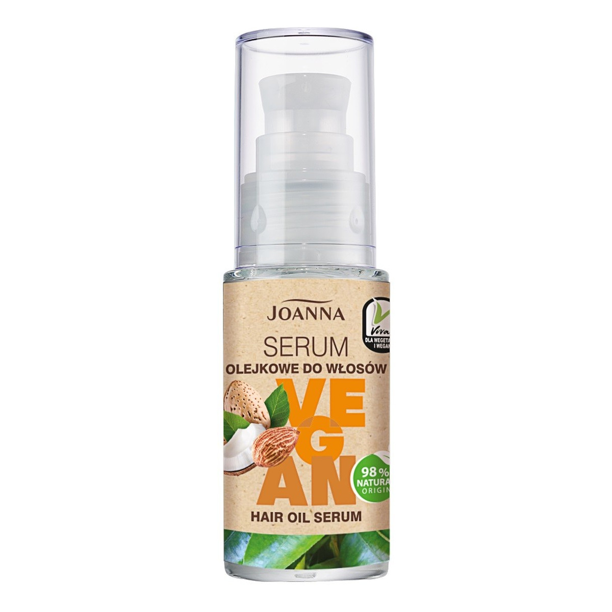 Joanna Vegan pielęgnujące serum olejkowe do włosów 25g