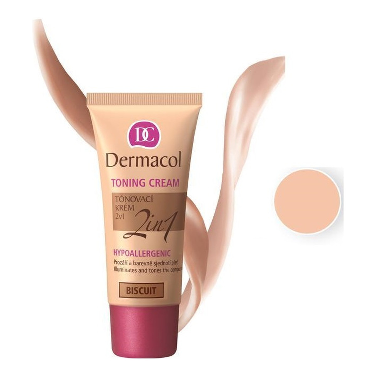 Dermacol Toning Cream 2in1 krem nawilżający i podkład w jednym 30ml