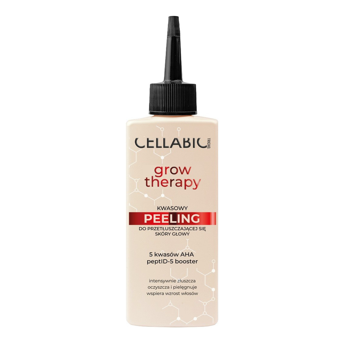 Cellabic Tricho Grow Therapy Kwasowy Peeling Do Przetłuszczającej Się Skóry Głowy 150ml