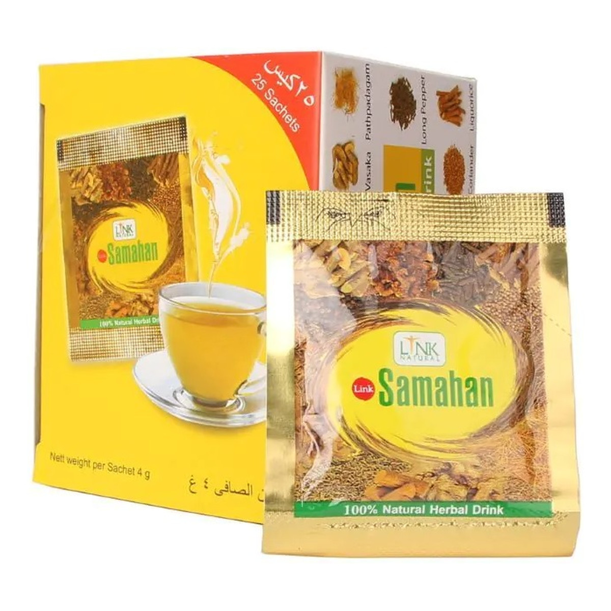 Sattva Samahan naturalna herbatka ajurwedyjska 25 saszetek