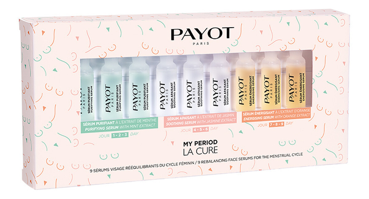 My period la cure rebalancing face serums równoważące serum do twarzy 9x1.
