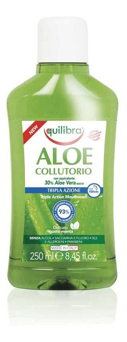 Triple Action Mouthwash płyn do płukania jamy ustnej Aloe Vera