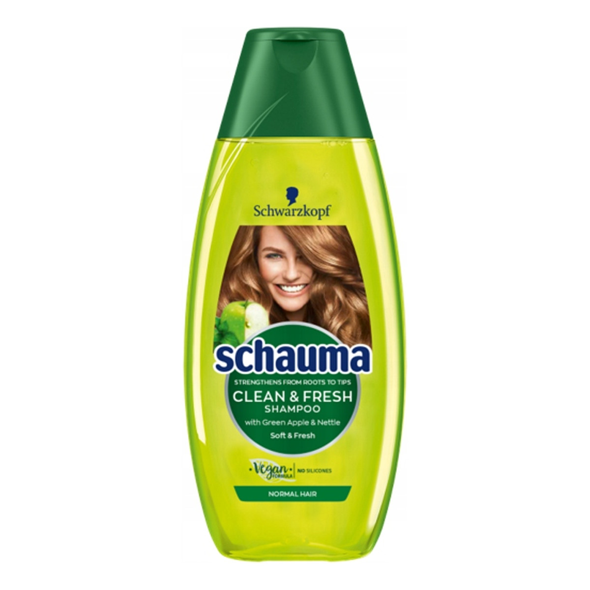 Schauma Clean & fresh shampoo szampon do włosów normalnych jabłko & pokrzywa 400ml
