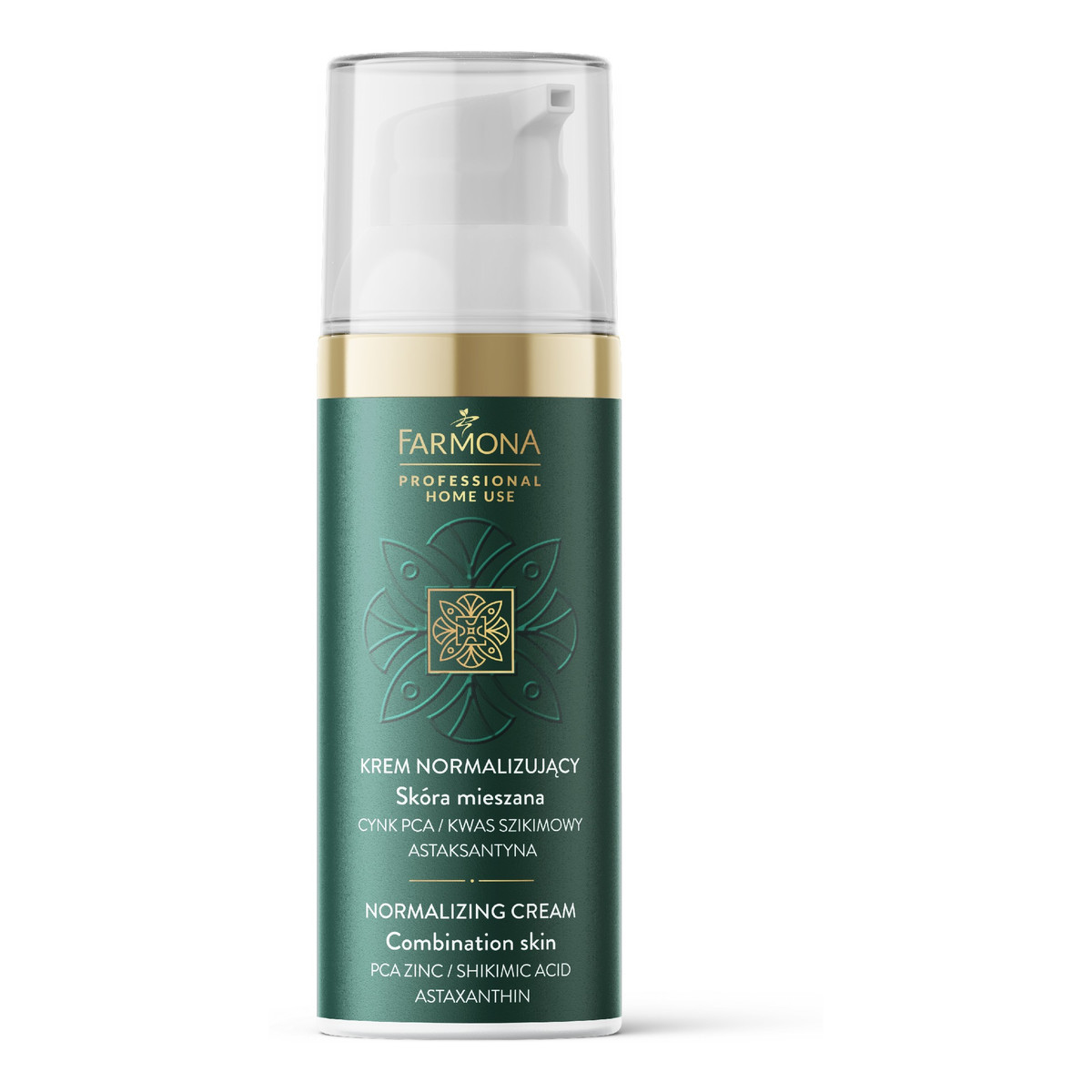 Farmona Professional Home Use Krem normalizujący z cynkiem PCA, kwas szikimowy i astaksantyna - Skóra mieszana 50ml