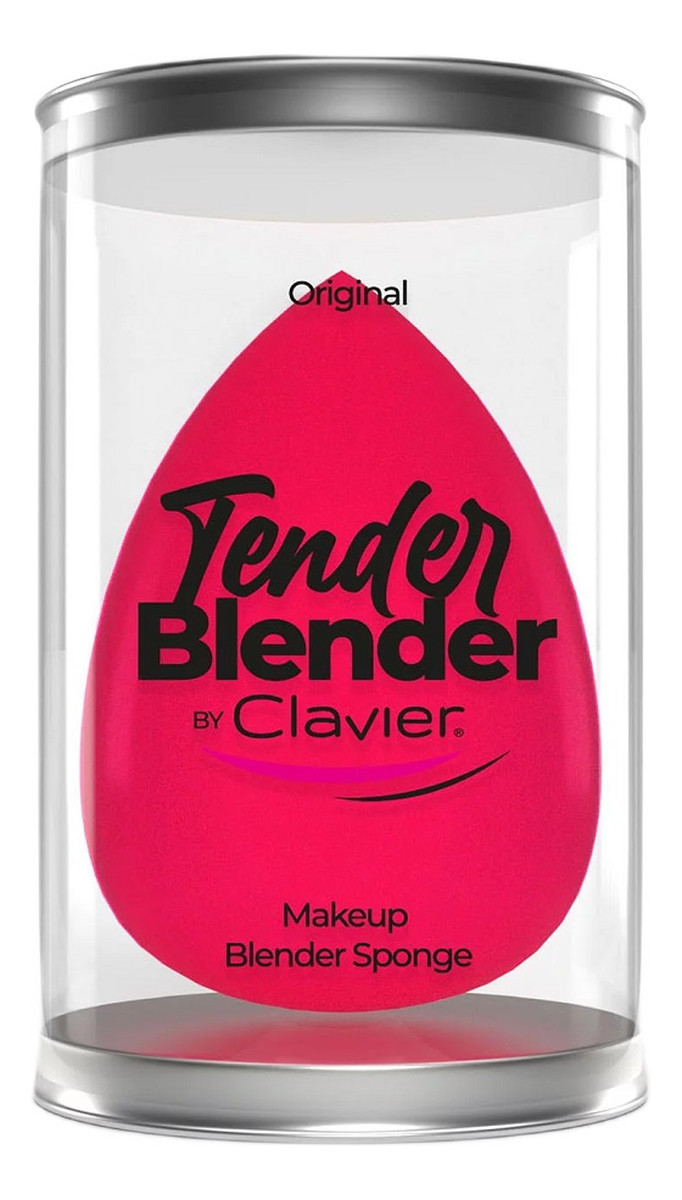 Tender blender miękka gąbka do makijażu łezka różowa