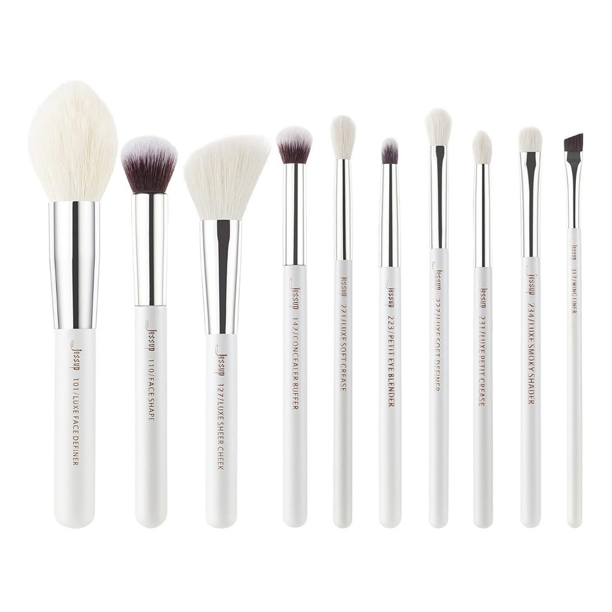 JESSUP Individual Makeup Brush Zestaw pędzli do makijażu t243 10szt.