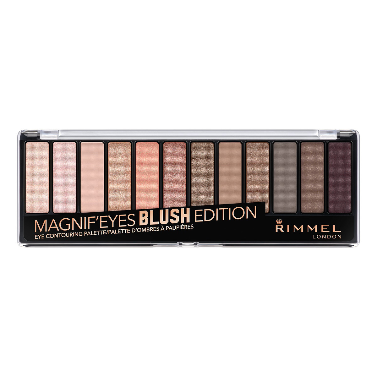Rimmel Magnif'Eyes Paleta cieni do powiek Blush Edition 14g