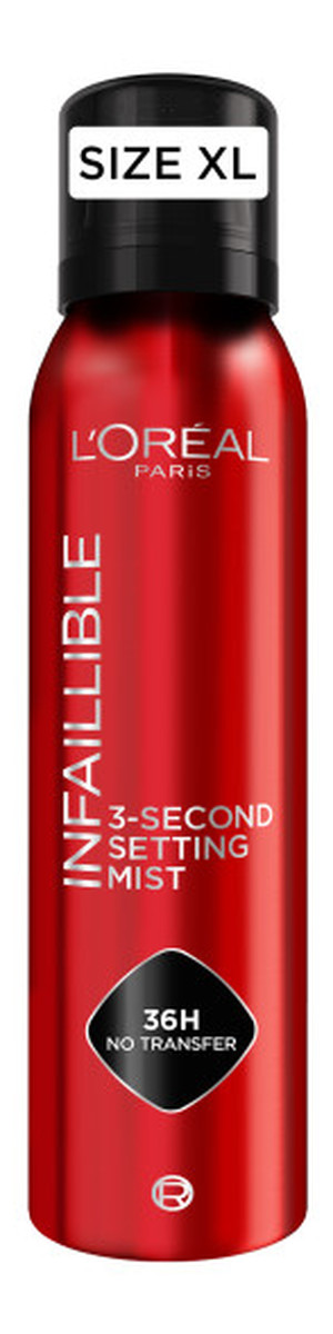 Infaillible 3-second setting mist 3-sekundowy spray utrwalający makijaż
