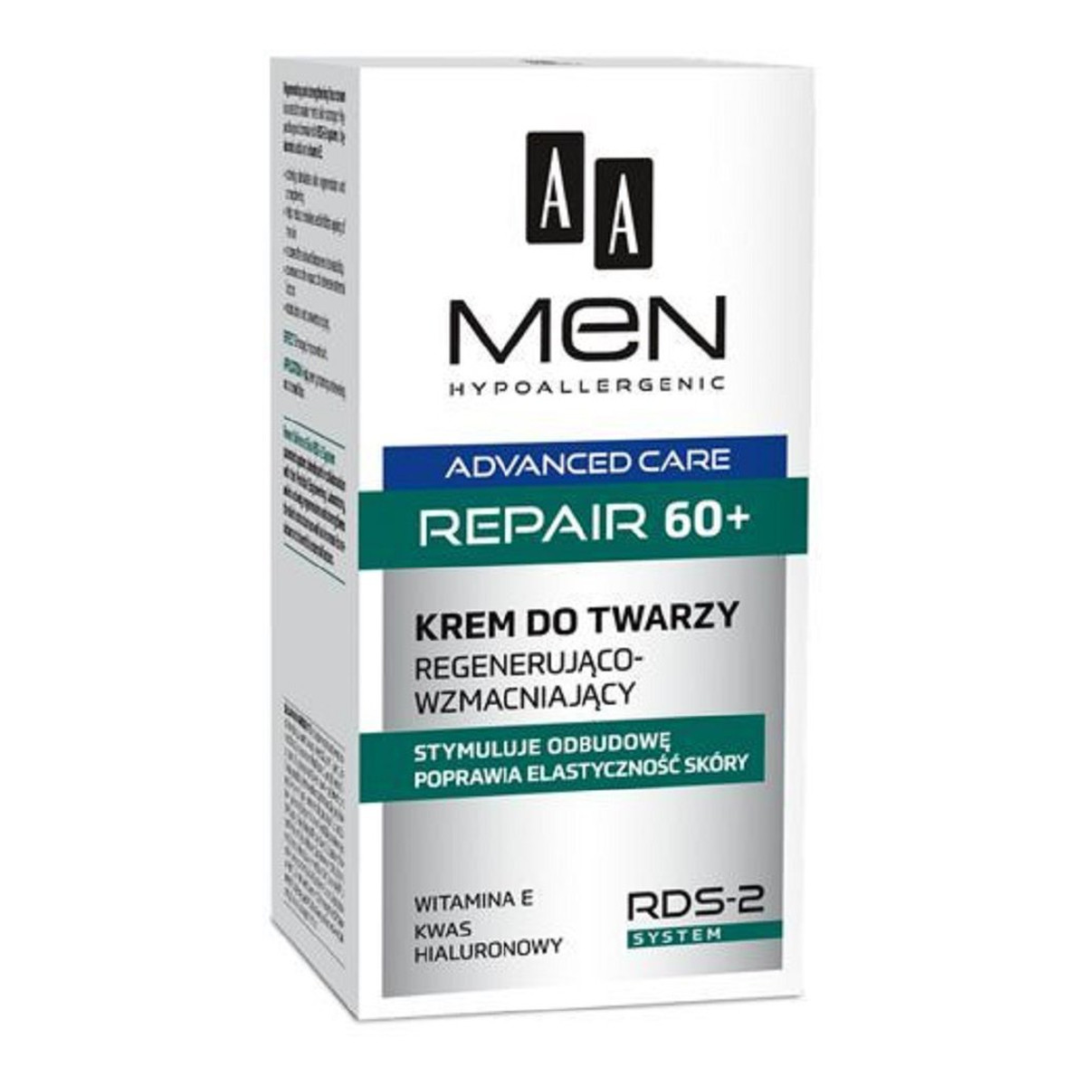 AA Men Advanced Care Face Cream Repair 60+ Regenerująco-wzmacniający krem do twarzy 50ml