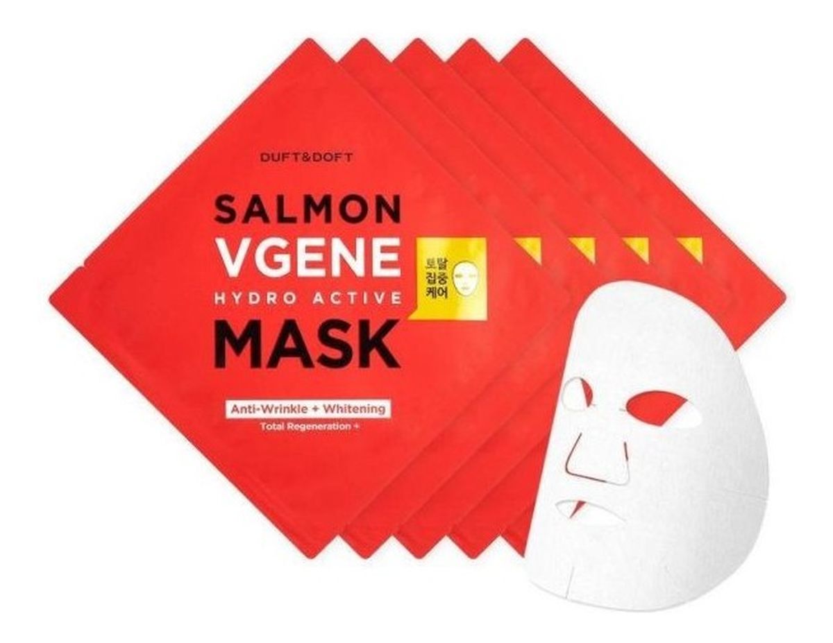 aktywna maska w płachcie do twarzy 5x38ml