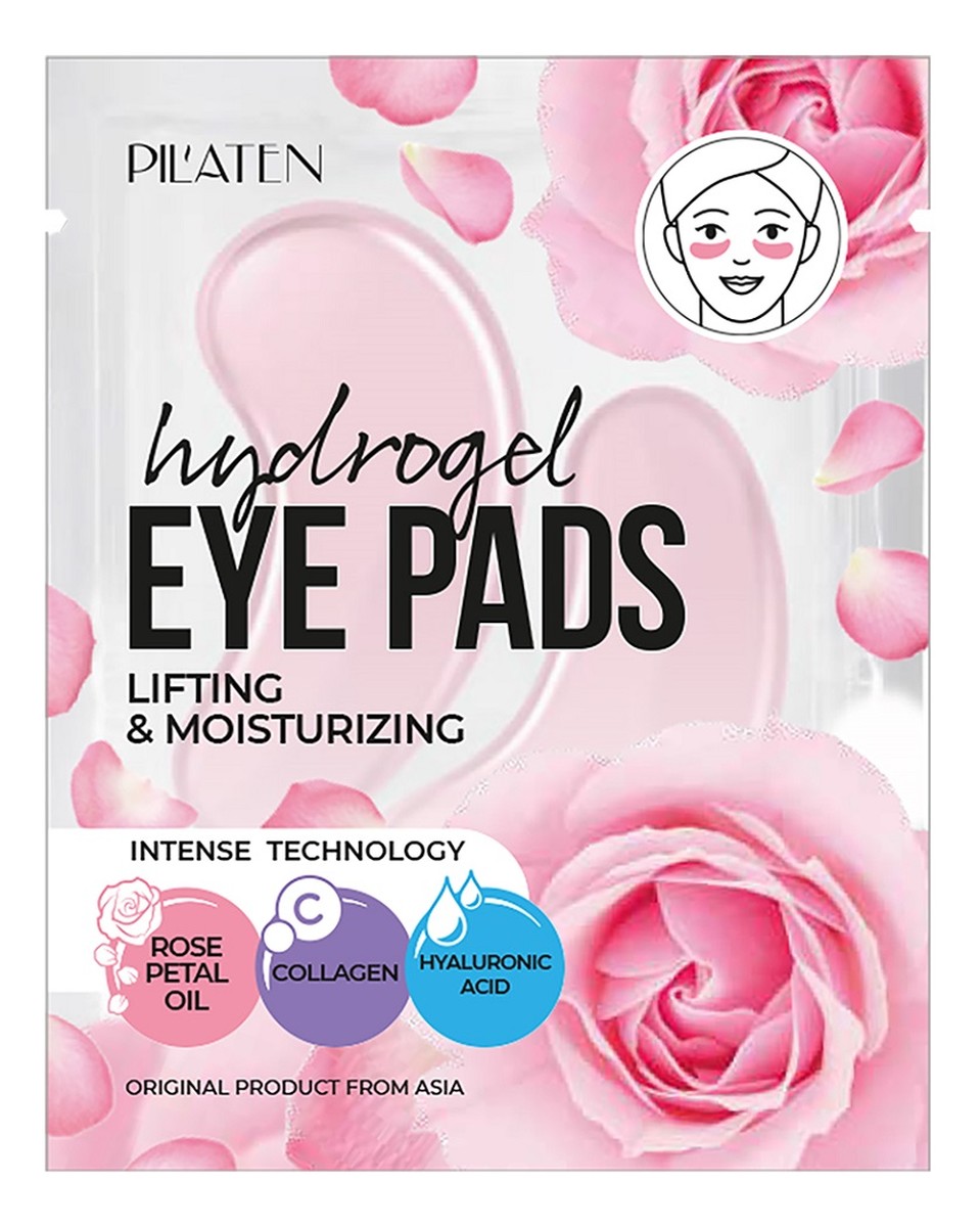 Hydrogel eye pads hydrożelowe płatki pod oczy z kolagenem i kwasem hialuronowym