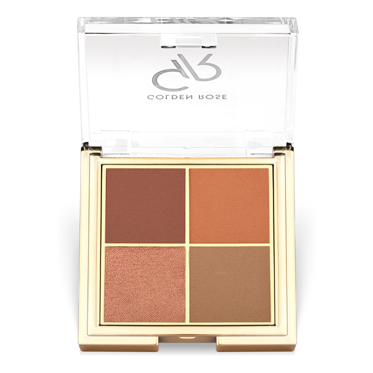 Golden Rose Quattro Eyeshadow Palette Paleta cieni do powiek poczwórna 9g
