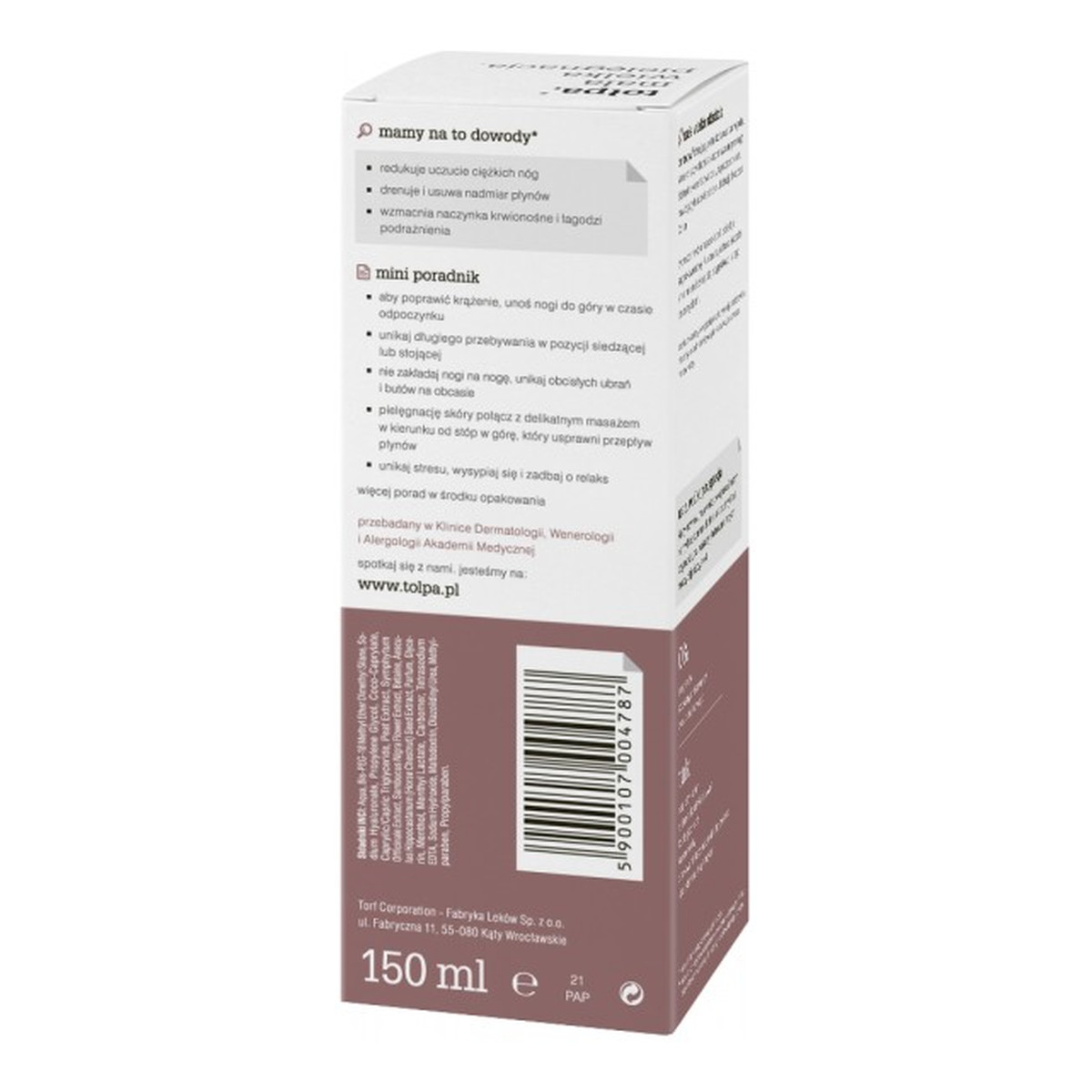 Tołpa Mum Dermo Body Balsam Na Zmęczone Nogi 150ml