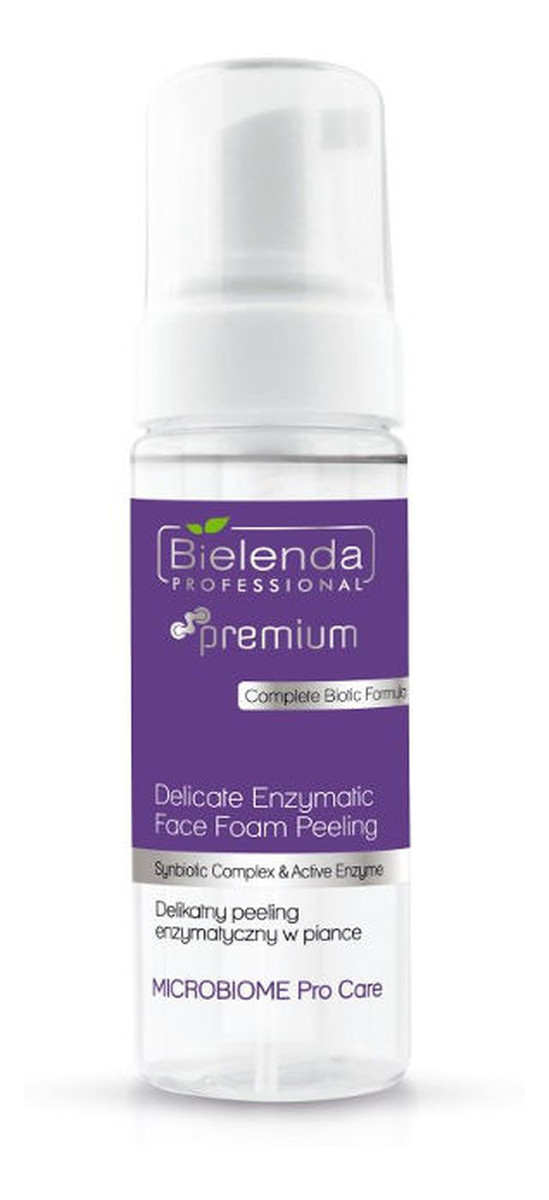 delikatny peeling enzymatyczny w piance