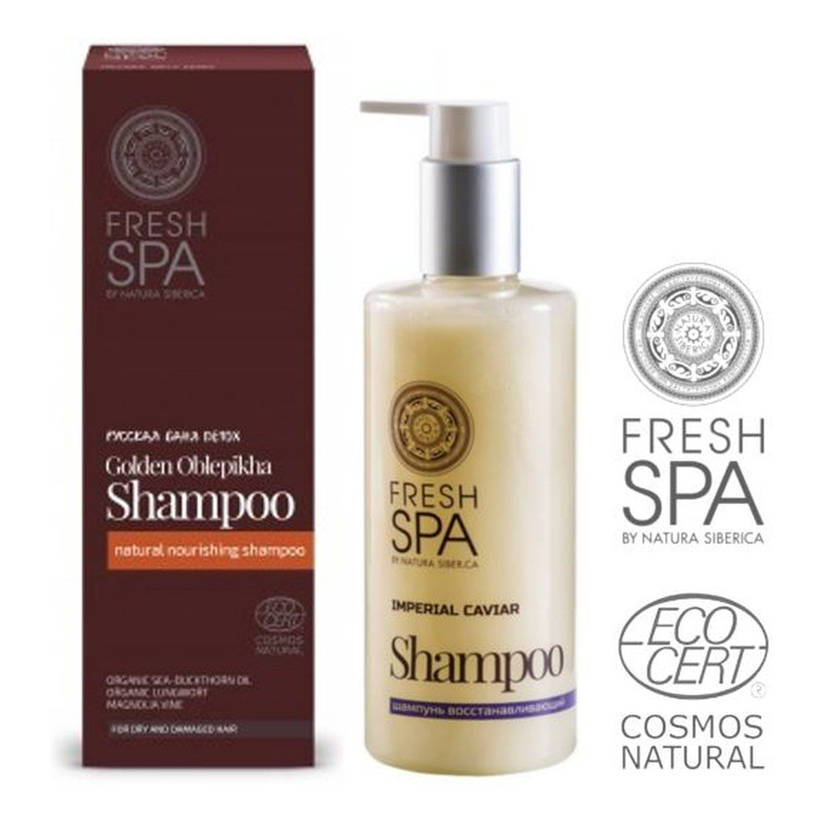 Natura Siberica Fresh Spa Imperial Caviar Shampoo Regenerujący szampon do włosów suchych i zniszczonych 300ml