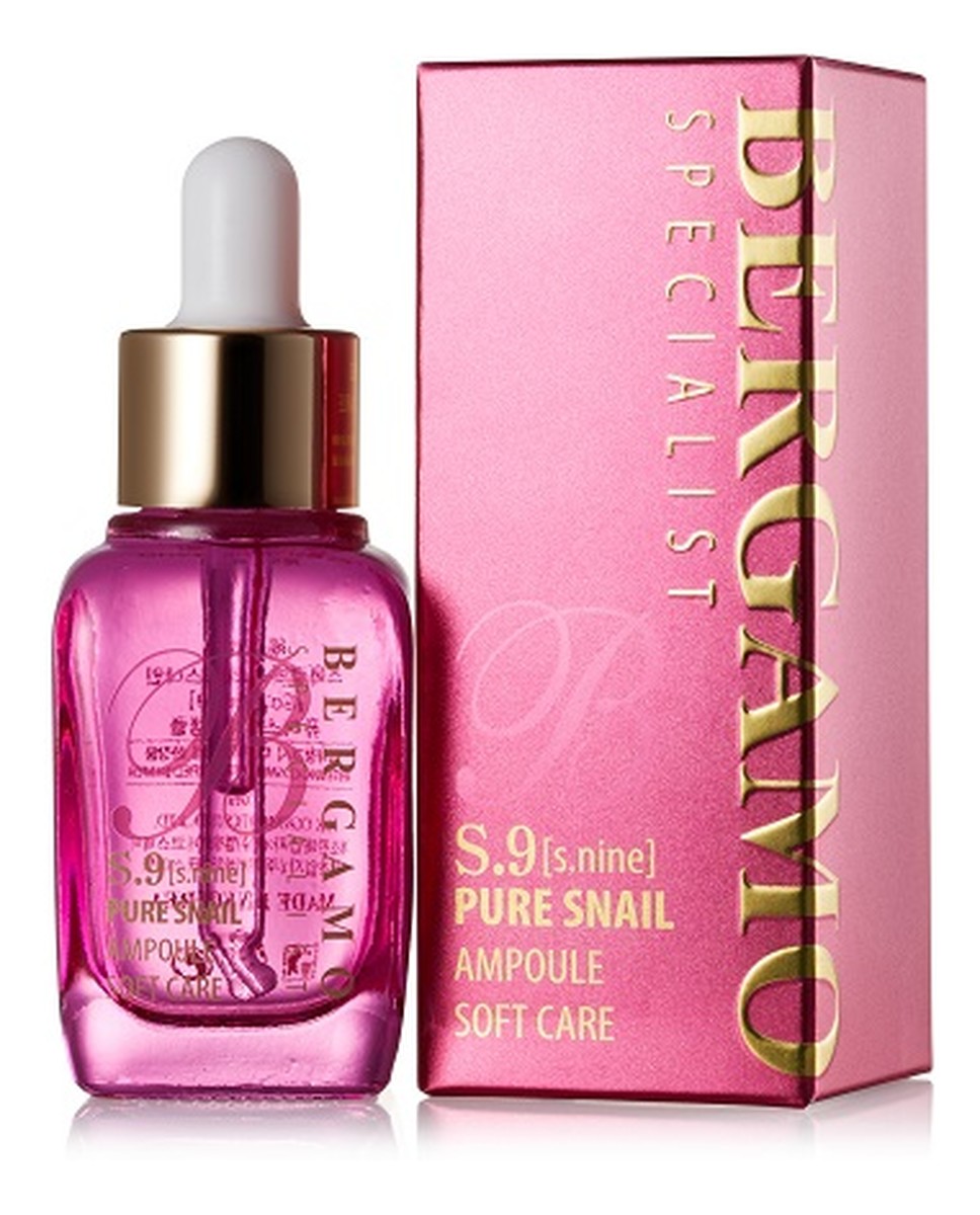 S.9 pure snail ampoule soft care serum do twarzy ze śluzem ślimaka