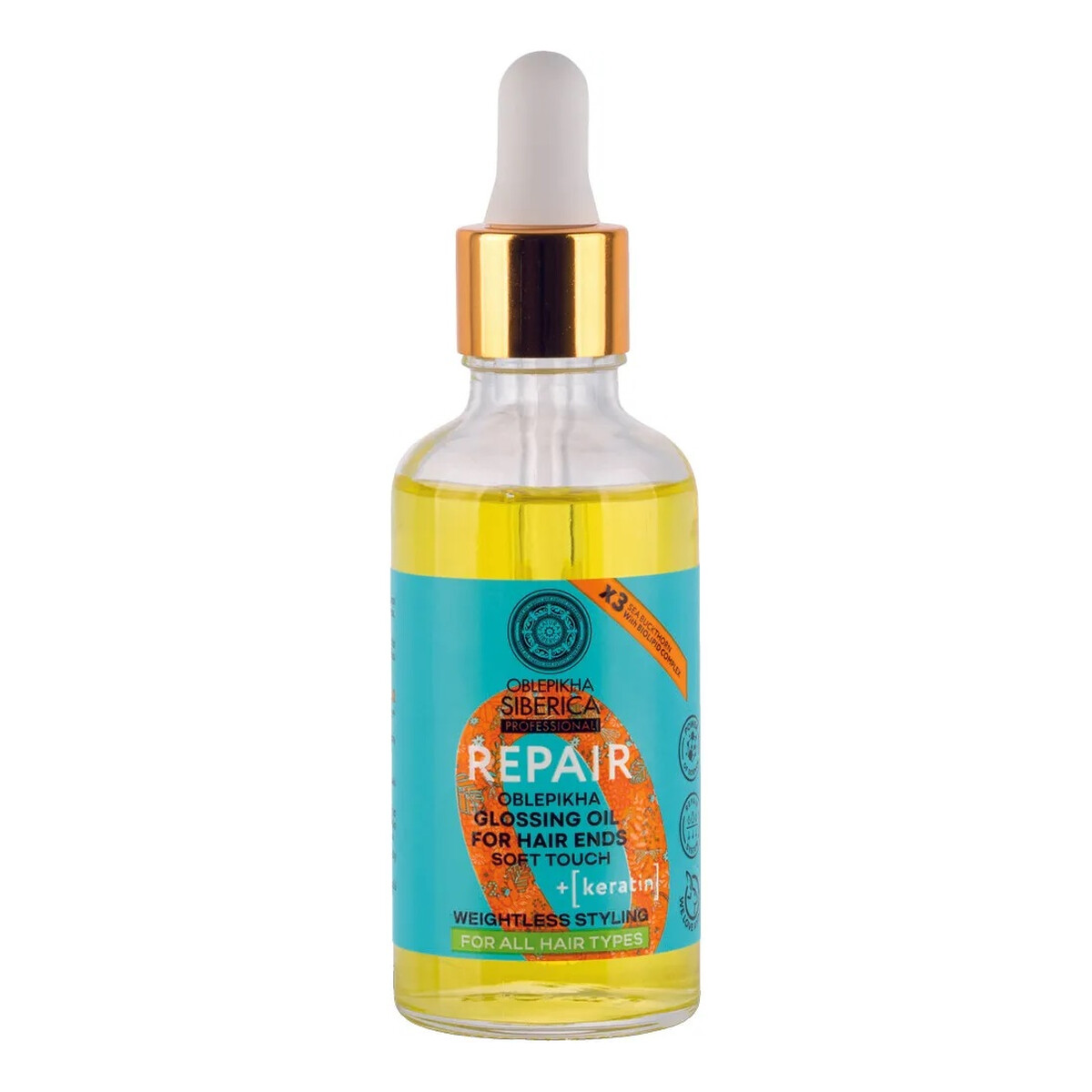 Natura Siberica Oblepikha Repair Olejek nabłyszczający do końcówek włosów 50ml