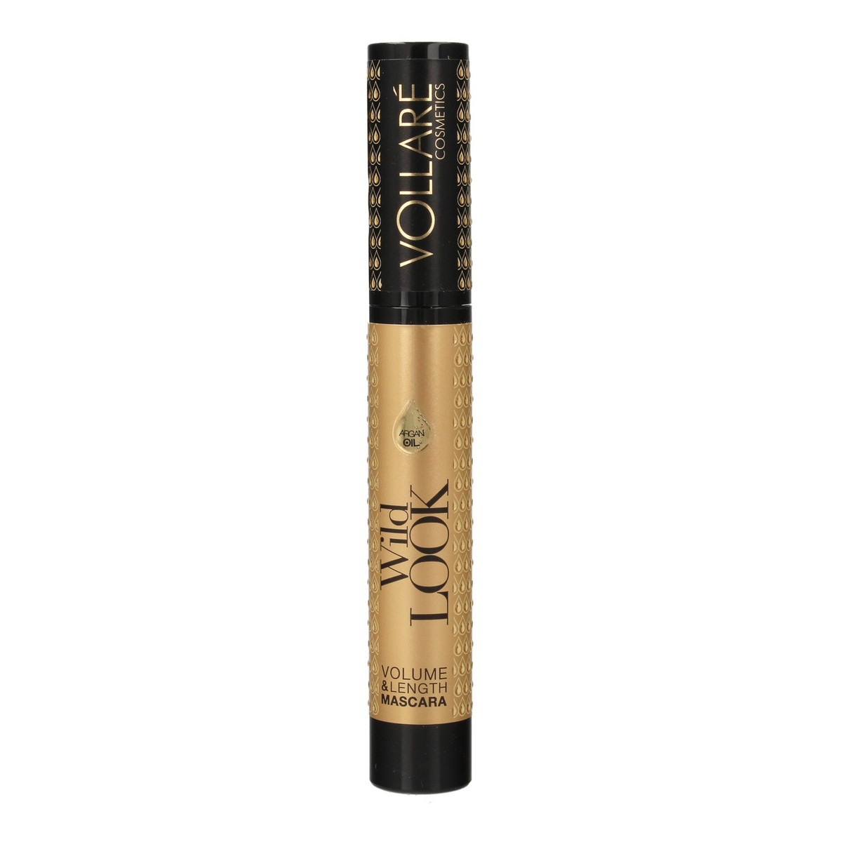Vollare Maskara do rzęs wydłużająco-pogrubiająca z olejkiem arganowym Wild Look 12ml