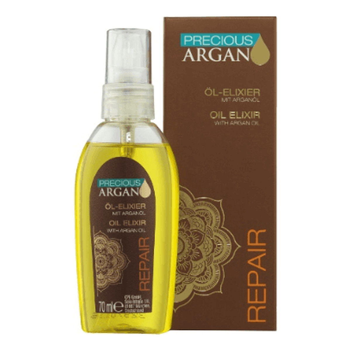 Allvernum Precious Argan Repair Eliksir olejkowy do włosów suchych i zniszczonych 70ml