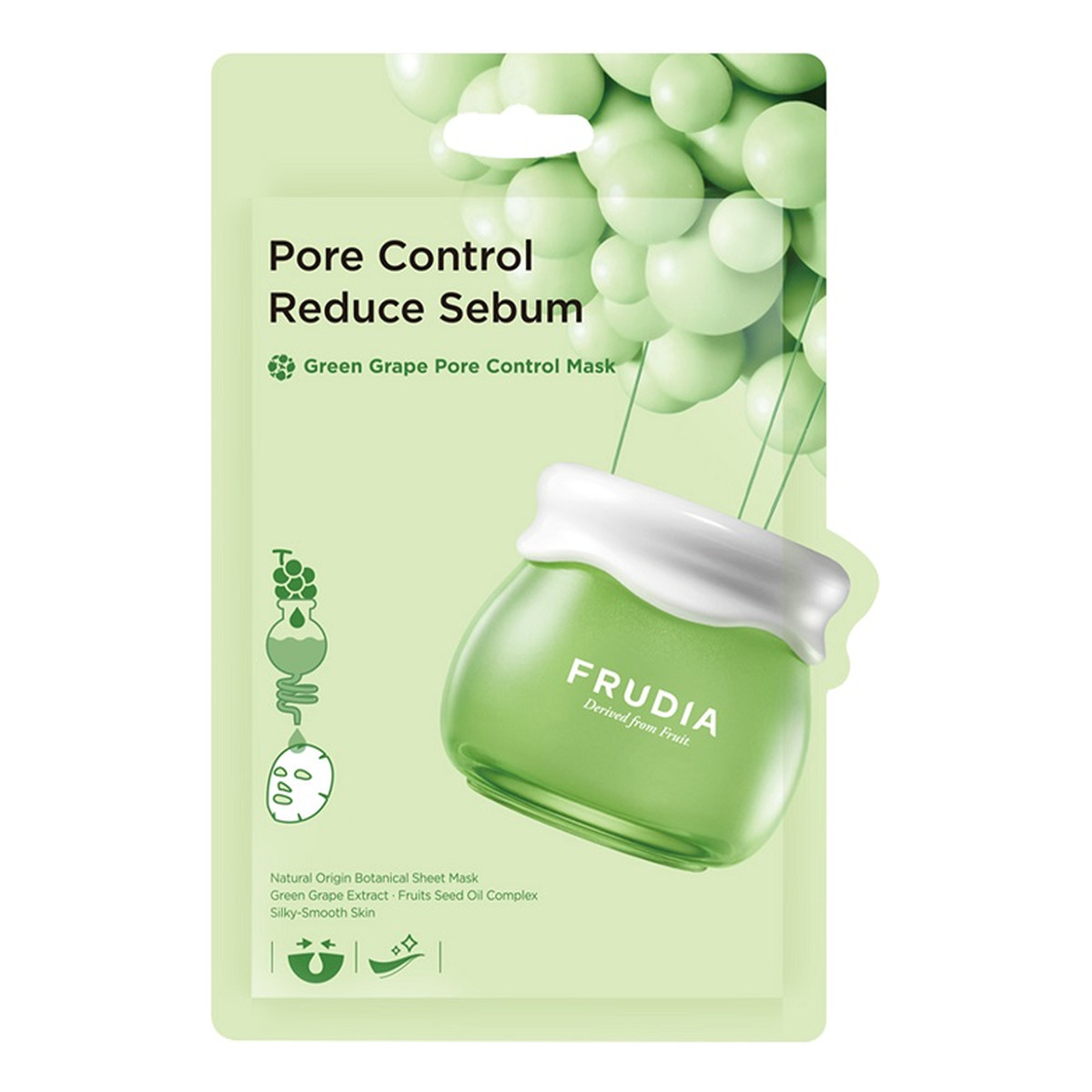 Frudia Green Grape Pore Control Oczyszczająco-odświeżająca maseczka w płachcie 20ml