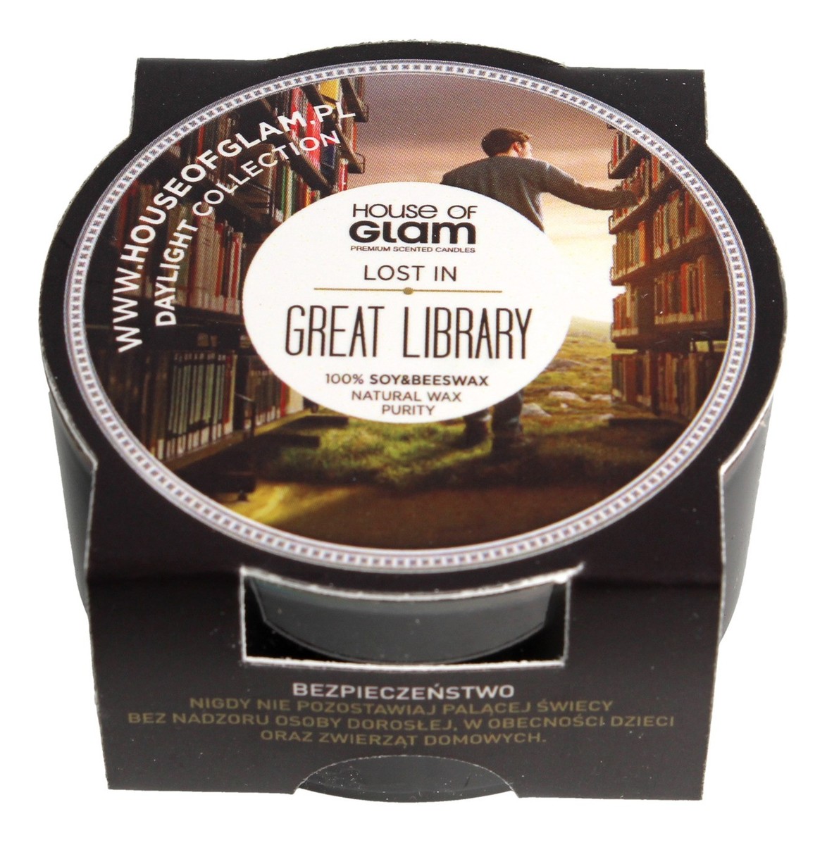 Świeca zapachowa mini Lost In Great Library
