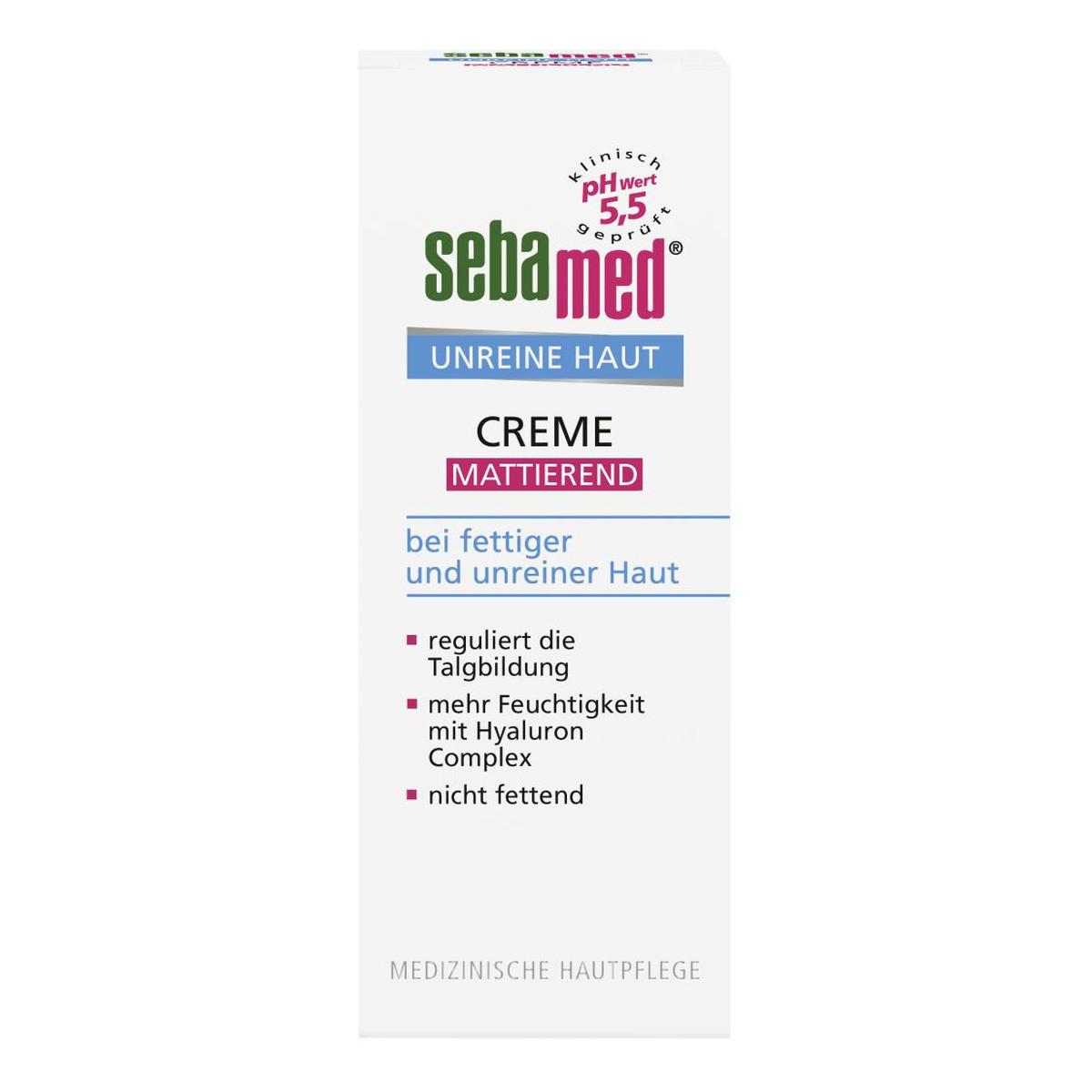 Sebamed Clear Face Mattifying Cream matujący krem do twarzy 50ml