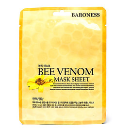Uelastyczniająca maska w płachcie z ekstraktem jadu pszczelego