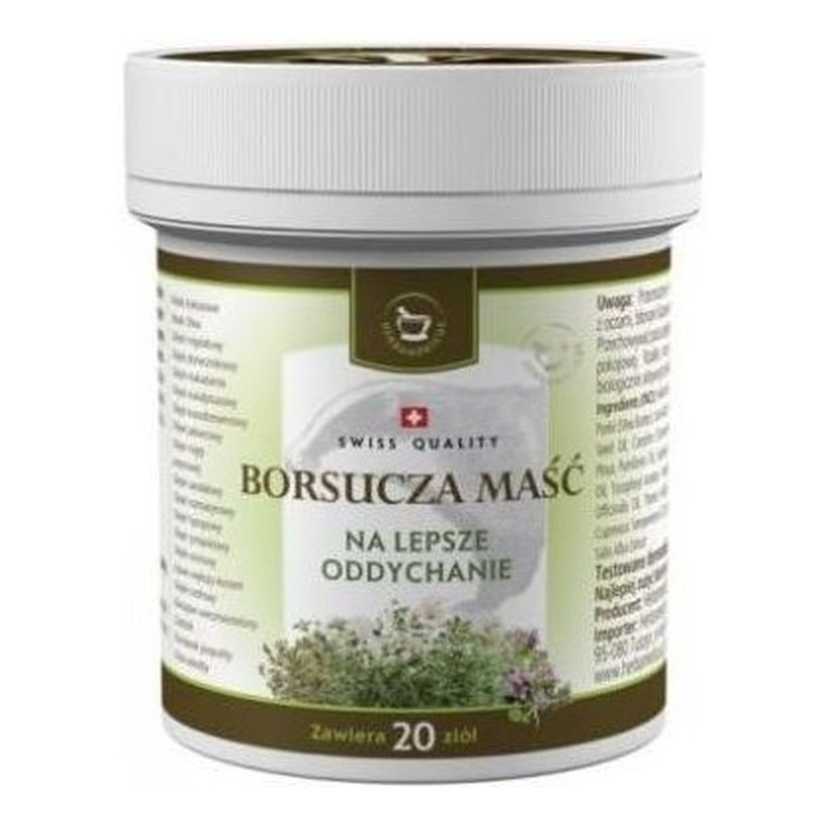Herbamedicus Borsucza Maść na lepsze oddychanie 125ml