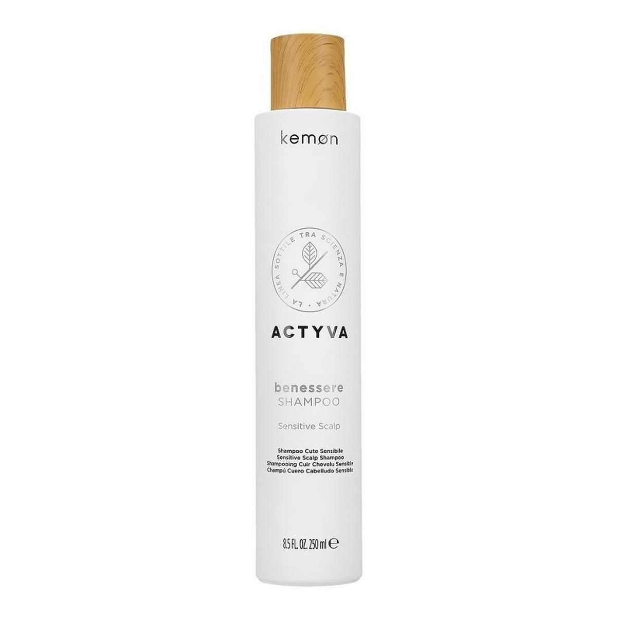 Kemon Actyva benessere shampoo szampon do wrażliwej skóry głowy 250ml