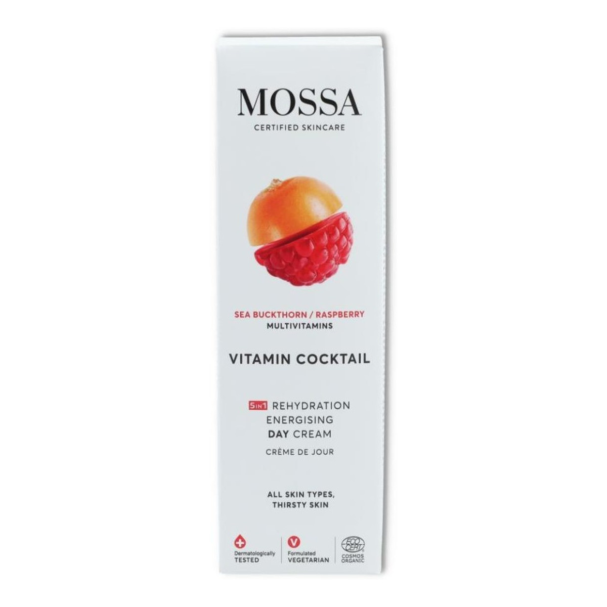 Mossa Multiwitaminowy krem nawilżająco-energetyzujący na dzień z Rokitnikiem i Maliną 50ml