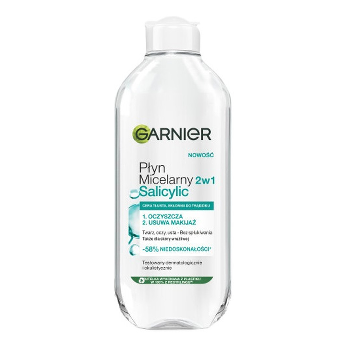 Garnier Płyn micelarny salicylic z kwasem salicylowym 400ml