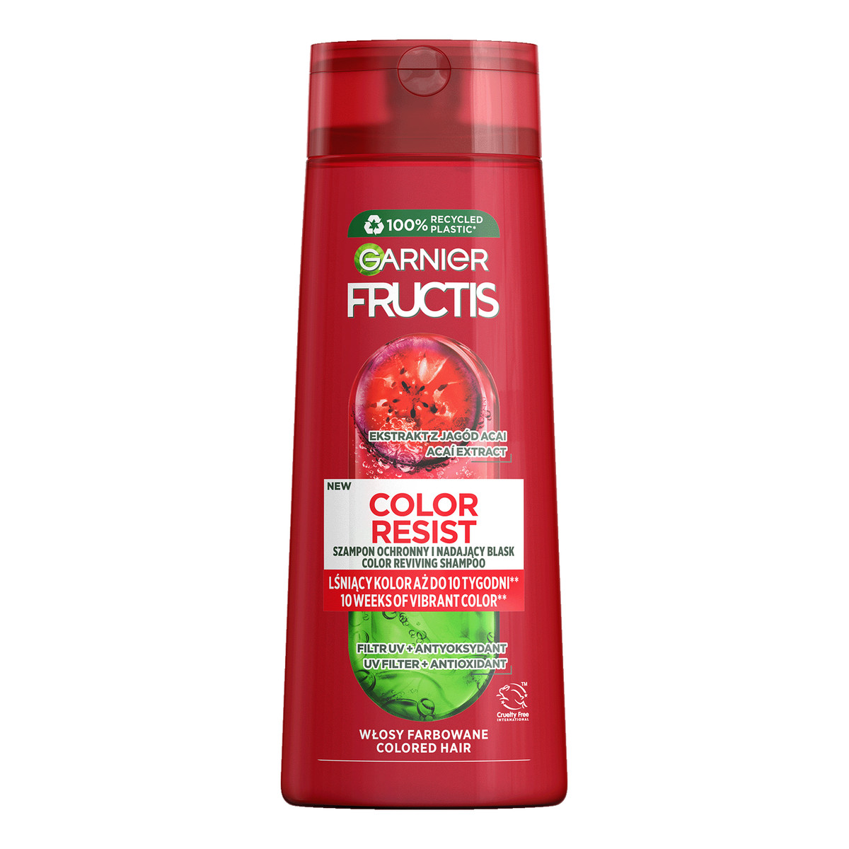 Garnier Fructis Color Resist Szampon do włosów farbowanych 400ml