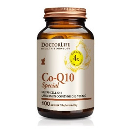 Co-q10 special koenzym q10 130mg w organicznym oleju kokosowym suplement diety 100 kapsułek