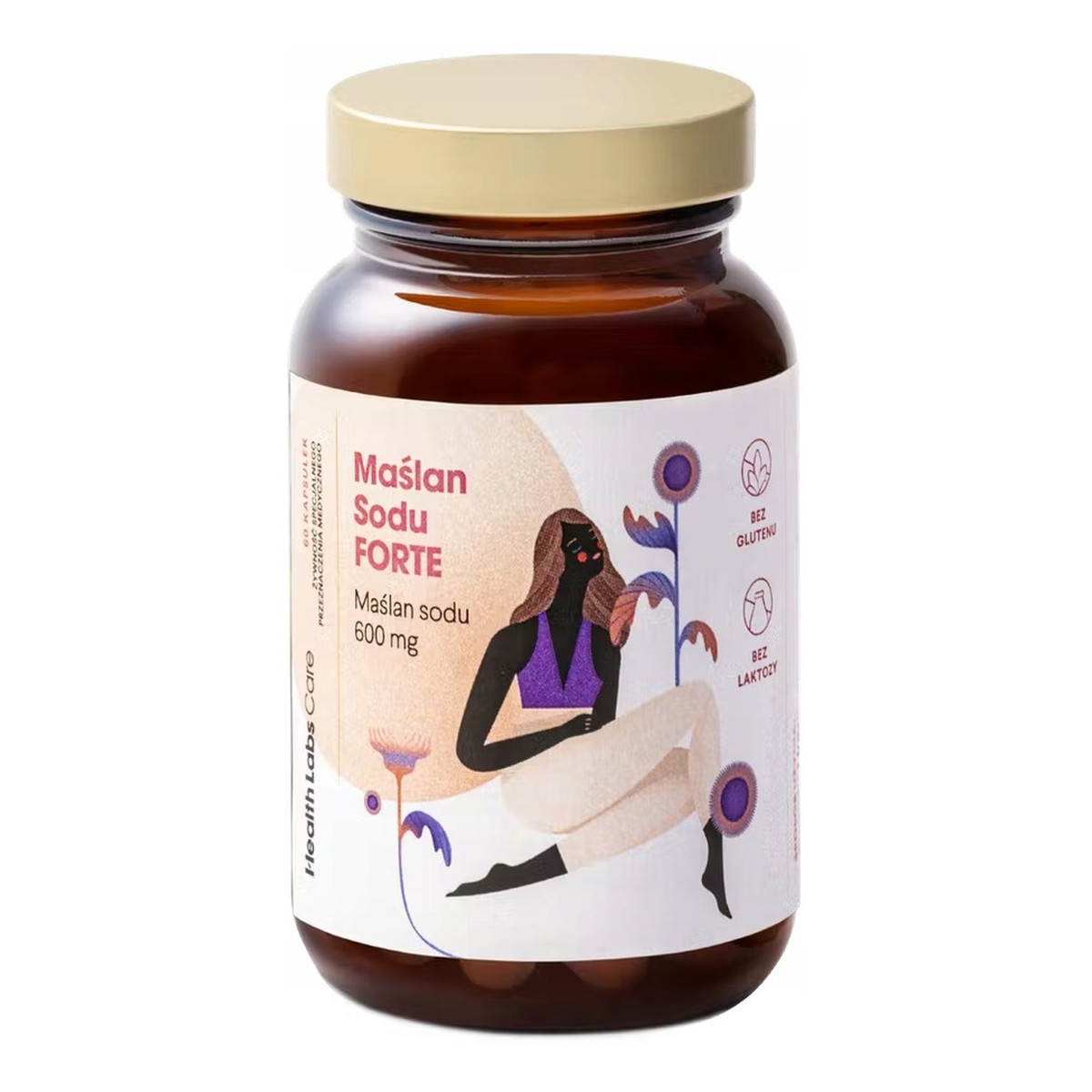 HealthLabs Maślan Sodu Forte 60 kapsułek 600mg