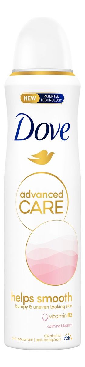 Advanced Care Helps Smooth Antyperspirant spray