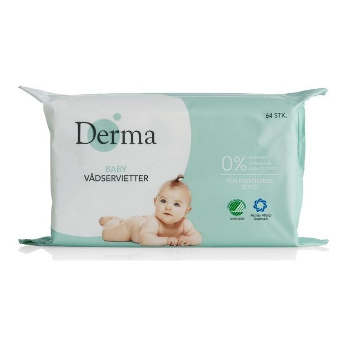 Derma Eco Baby Wipes Chusteczki nawilżane 64 szt.