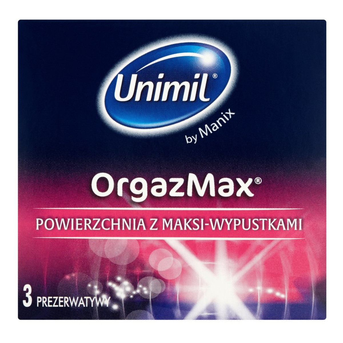 Unimil OrgazMax lateksowe Prezerwatywy 3szt