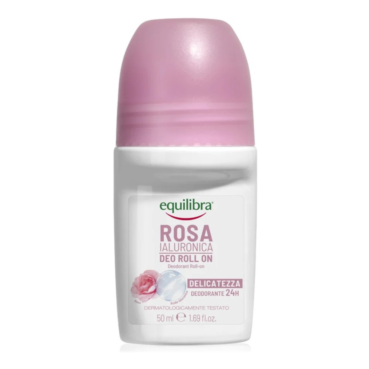 Equilibra Rosa różany Dezodorant w kulce z kwasem hialuronowym 50ml