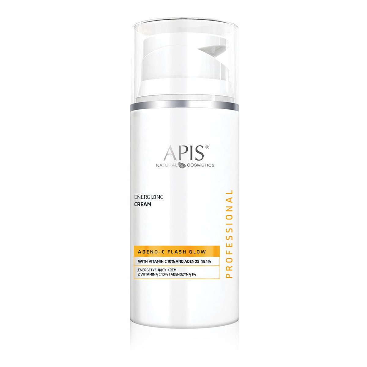 Apis ADENO-C Flash Glow Energetyzujący krem do twarzy z witaminą C i adenozyną 100ml